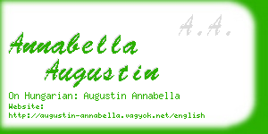 annabella augustin business card